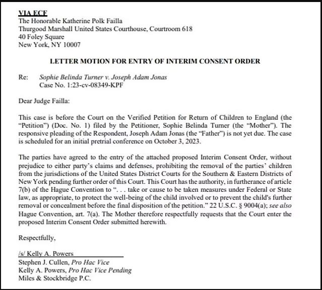 Documento oficial de la corte de Manhattan publicado por el Dayli Mail / Foto: Dayli Mail
