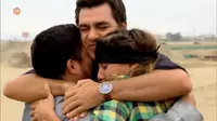 Joel y Mike rescataron a Macarena y volvieron a ser amigos con un tierno abrazo