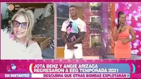 Johanna San Miguel le lanzó contundente advertencia a Jota Benz por Angie Arizaga  