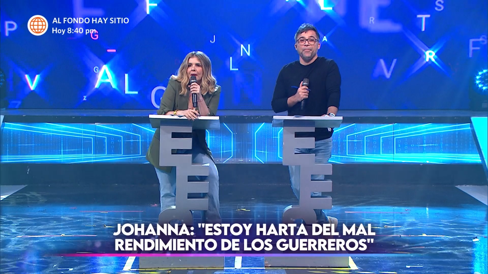 Johanna San Miguel se molestó con Mister G. tras hacerle una pregunta. Fuente: AméricaTV