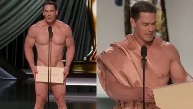 El desnudo de John Cena en la gala de los Premios Oscar 2024