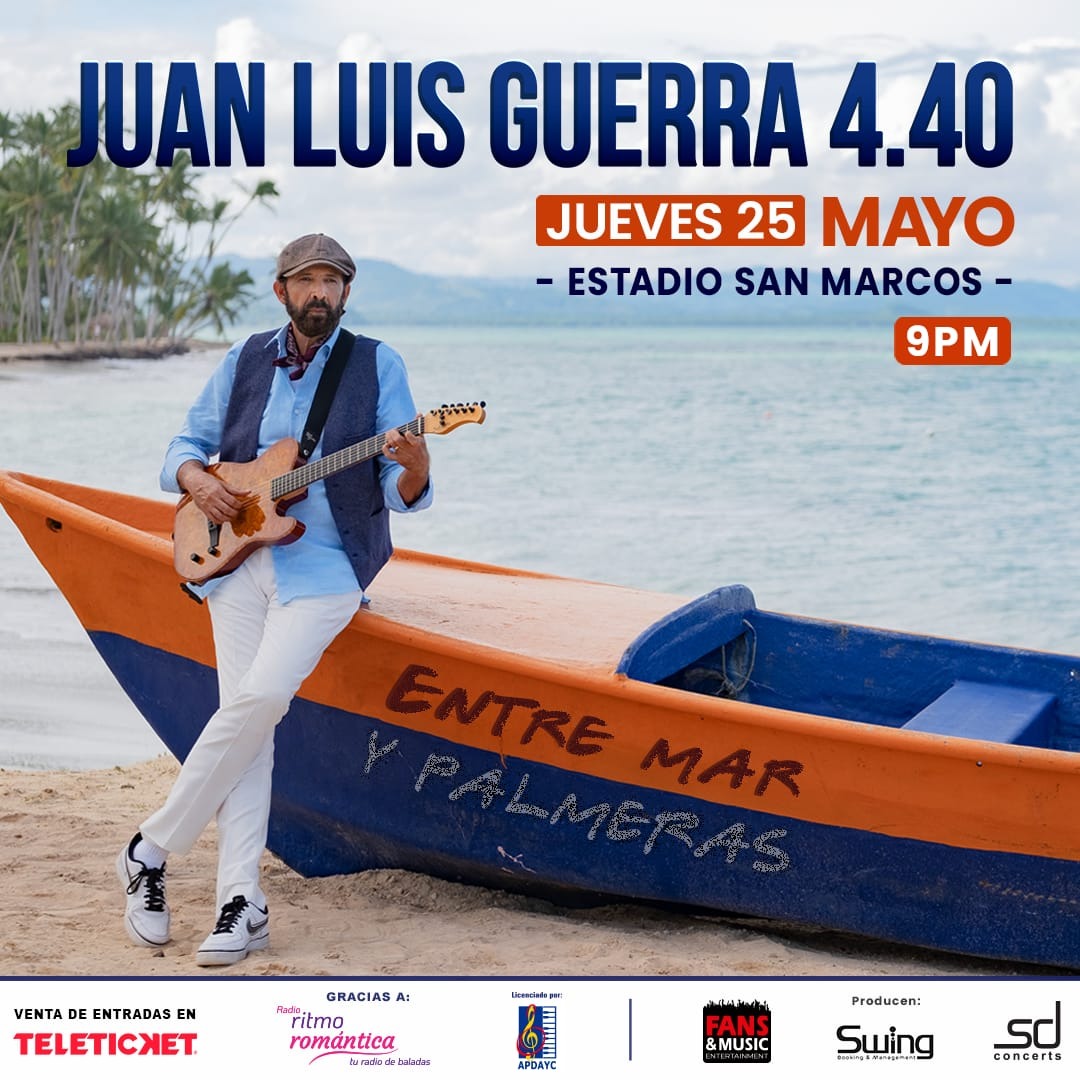 Juan Luis Guerra regresará al Perú para ofrecer dos conciertos