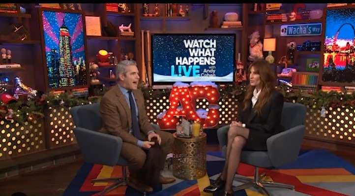La actriz Julia Roberts estuvo de invitada en el programa Watch What Happens Live with de Andy Cohen/Foto: Watch What Happens Live 