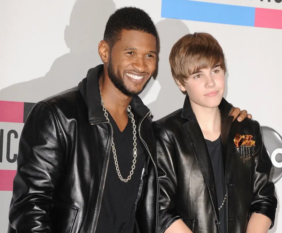 Usher fue pieza clave en la formación de Justin Bieber como cantante. Fuente: AFP