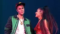 Justin Bieber sorprendió al aparecer en escenario del Coachella con Ariana Grande