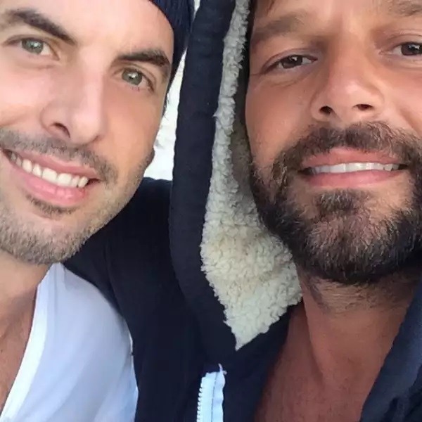 Jwan Yosef y Ricky Martin. Fuente: Instagram