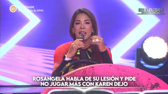 Karen Dejo rechazó acusaciones de Rosángela Espinoza. Fuente: AméricaTV