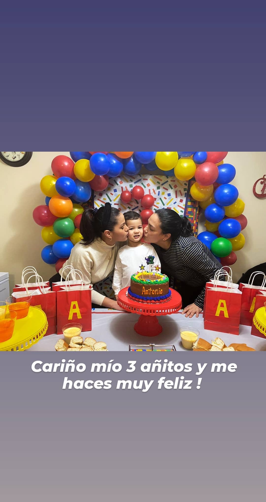 Karim Vidal le envía emotivo mensaje a Katty García por el cumpleaños de su hijo