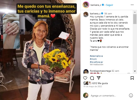 Karina Rivera convirtió ropa de su fallecida madre en peluches