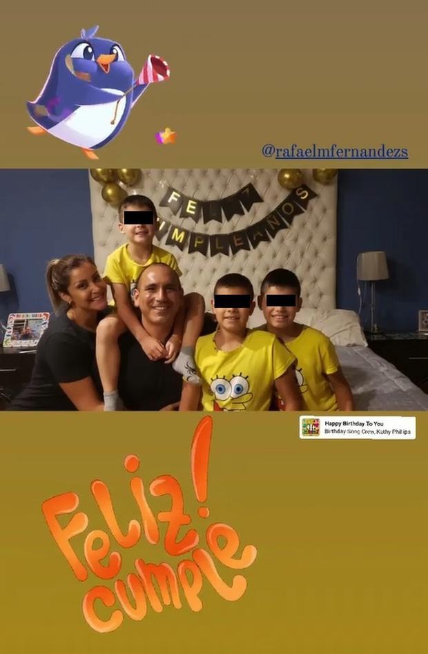 Karla Tarazona: Sus hijos sorprenden a Rafael Fernández por su cumpleaños