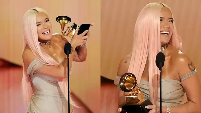 Karol G se convirtió en la primera mujer en ganar un Grammy en Mejor álbum de música urbana