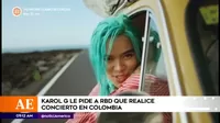 Karol G pidió a RBD que realice un concierto en Colombia