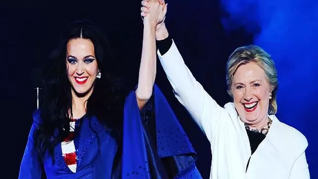 Katy Perry y Hillary Clinton. Foto: Instagram