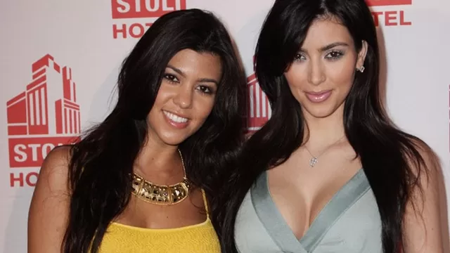 Kim Kardashian: así lucía ella y su hermana cuando eran niñas
