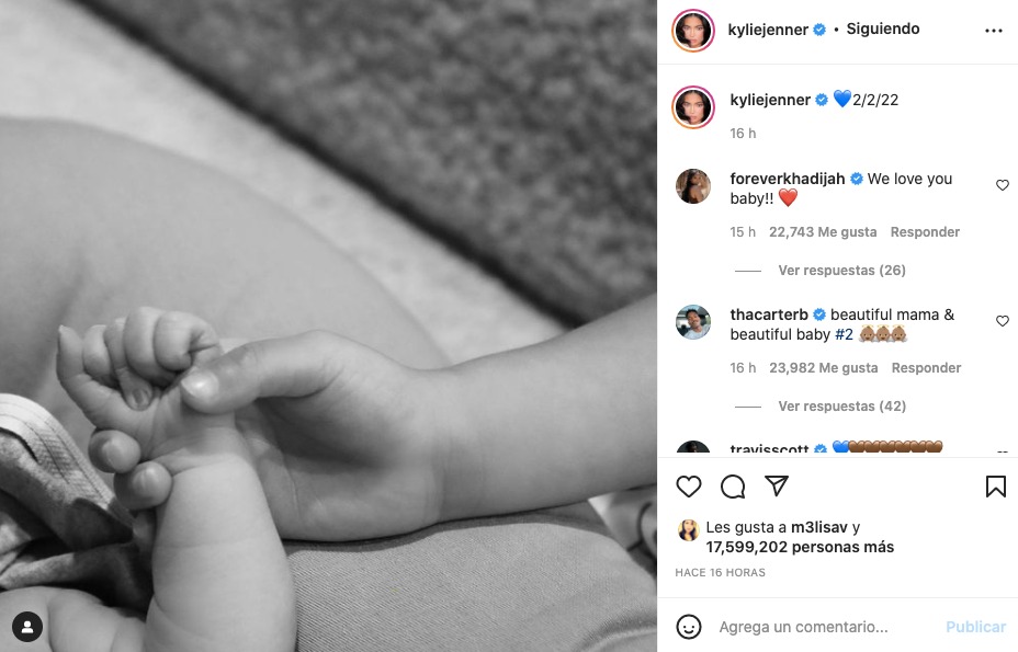 Kyle Jenner confirmó que su segundo hijo todavía no tiene nombre