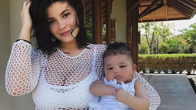 Kylie Jenner y su hija Stormi. Foto: Instagram