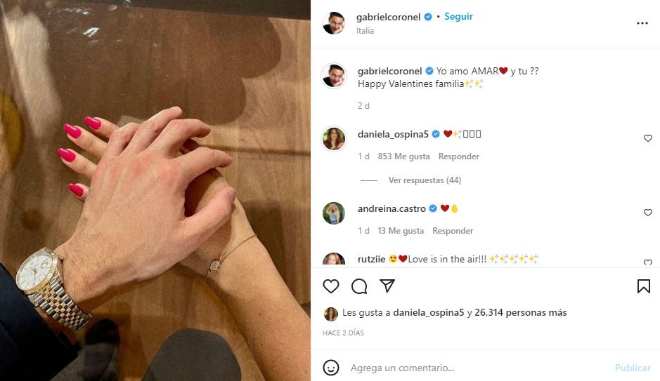 Luciana Fuster: Gabriel Coronel confirmó romance con ex esposa de James Rodríguez