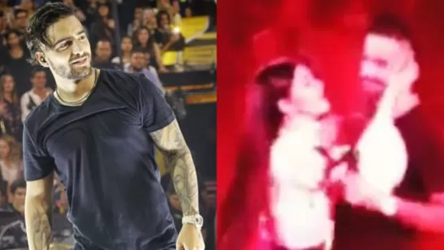 Maluma: mira cómo el cantante rechazó a fanática por querer besarlo en pleno show