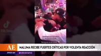 Maluma recibe fuertes críticas por violenta reacción 