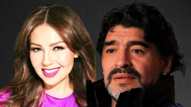 Maradona: Thalía lo despide con conmovedor homenaje en Instagram