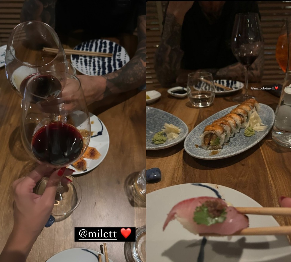 Disfrutaron cena | Imágenes: Instagram