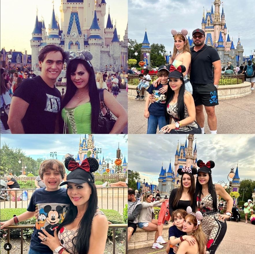 Maribel Guardia viajó a Walt Disney World junto a su pareja, su nuera Imelda Garza y su nieto José Julián para cumplir un deseo de su hijo / Foto: Instagram