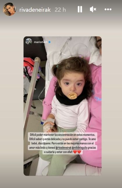 Mario Hart y Korina Rivadeneira preocupados por el estado de salud de su hija Lara