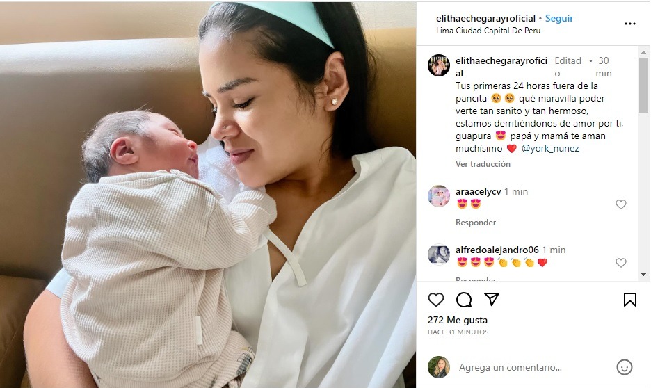 ¡Marisol ya es abuela! Elitha Echegaray dio a luz al nieto de la cumbiambera