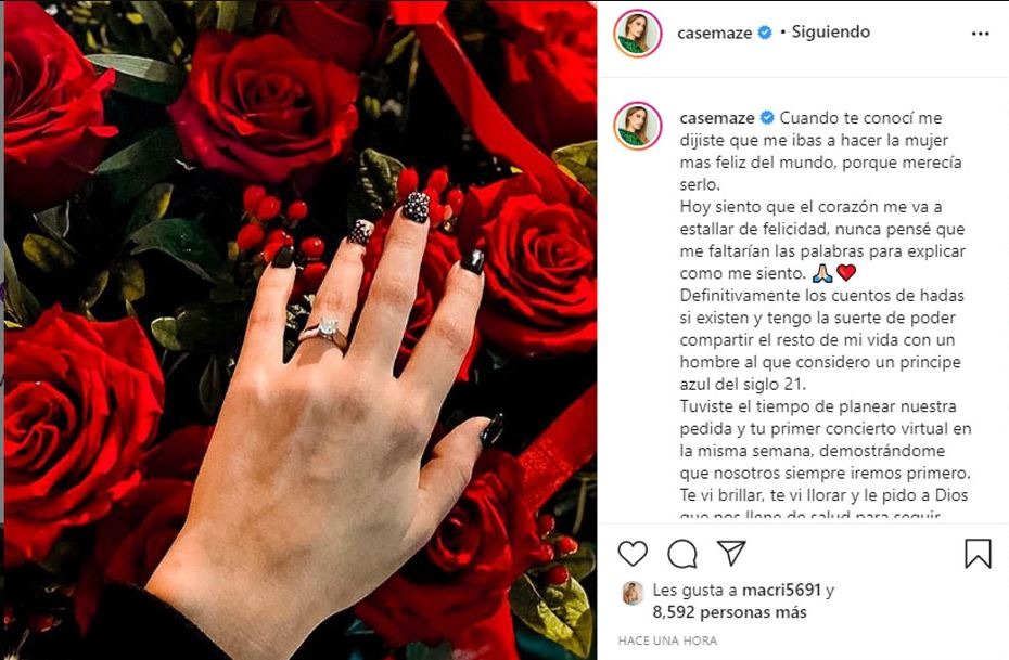 En el 2020 Deyvis Orosco le pidió la mano a Cassandra Sánchez tras dos años como pareja/Foto: Instagram