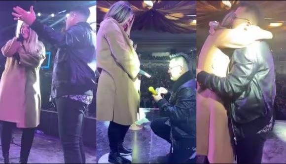 El 15 de febrero del año pasado Deyvis le volvió a pedir a Cassandra que sea su esposa en un concierto en Huancayo/Foto: Instagram
