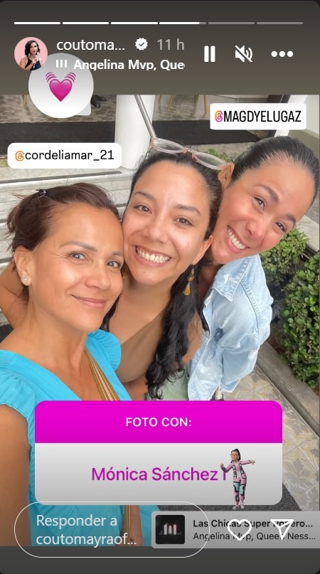Mayra Couto recordó con nostalgia a sus compañeras Mónica Sánchez y Magdyel Ugaz/Foto: Instagram