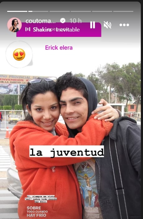 Mayra Couto y Erick Elera cuando compartían escenas en 'Al Fondo Hay Sitio'/Foto: Instagram