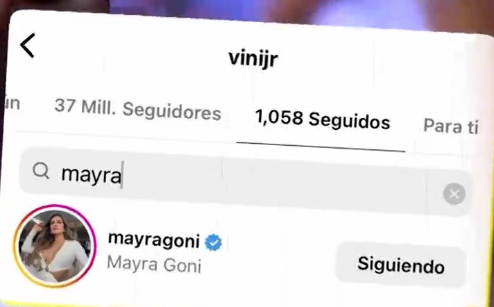 ¿Mayra Goñi es "pinky" de estrella de fútbol Vinicius Jr.?