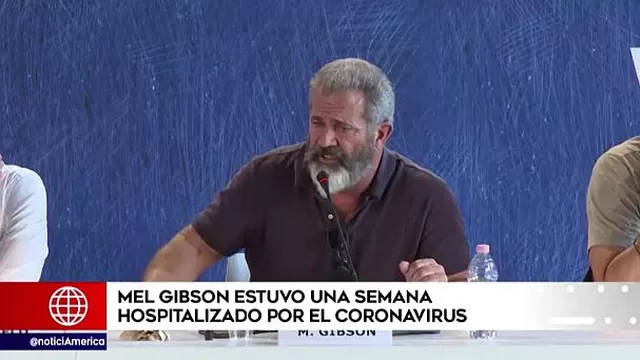 Mel Gibson estuvo hospitalizado una semana tras dar positivo al coronavirus 