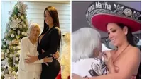 Melissa Klug protagonizó emotivo momento con su abuela al ritmo de mariachis