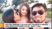Melissa Paredes: Rodrigo Cuba engríe a su hija Mía durante reencuentro en México 