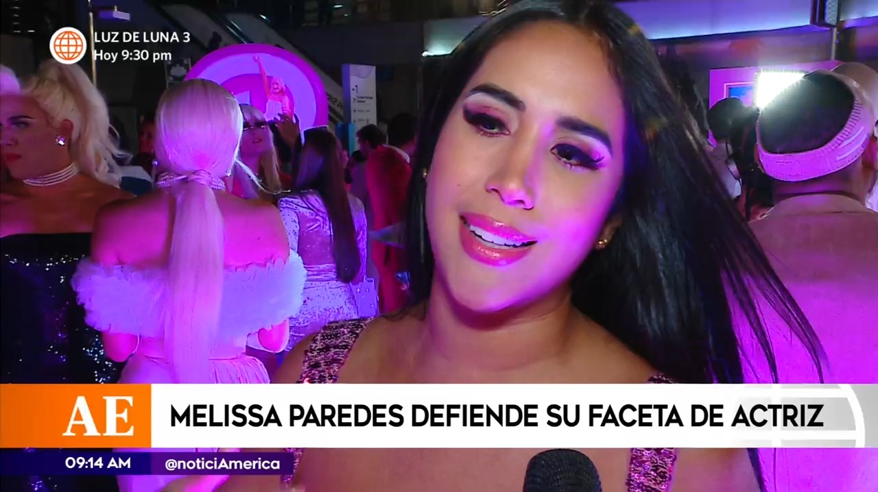 Melissa Paredes defiende su faceta de actriz / América Espectáculos