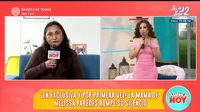 Melissa Paredes: Su madre y Janet Barboza protagonizaron fuerte discusión en vivo