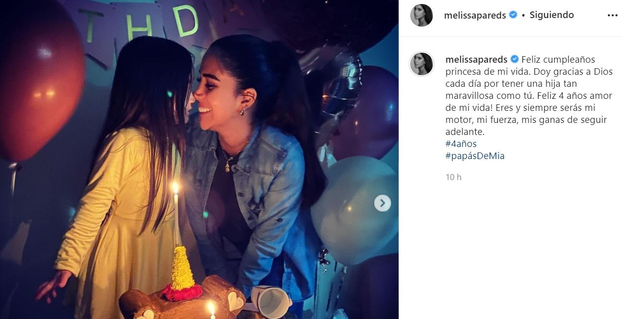 Melissa Paredes y Rodrigo Cuba protagonizan tierno momento con su hija tras polémica 