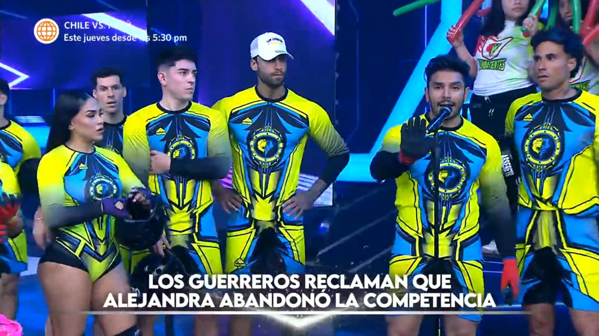 Rafael Cardozo reclamó que Alejandra Baigorria abandonó la competencia. Fuente: AméricaTV