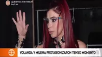 Milena Zárate y Yolanda Medina protagonizaron un tenso momento en Reinas del Show