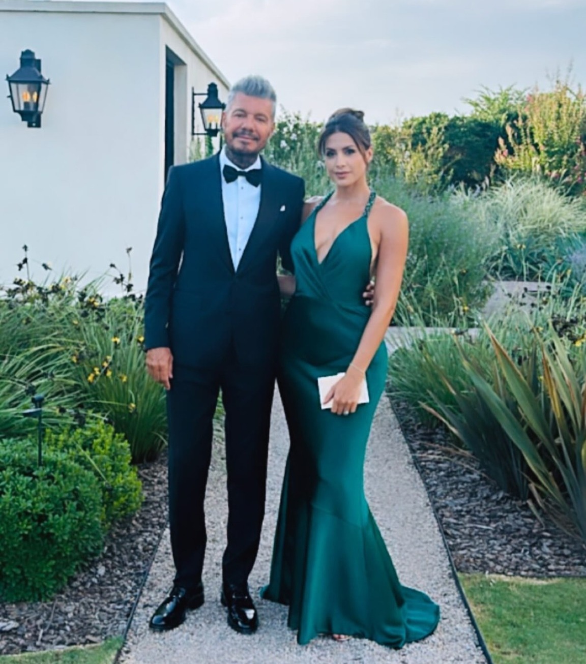 Milett Figueroa asistió con Marcelo Tinelli a la boda de la hija del conductor de televisión en Buenos Aires/Foto: Instagram