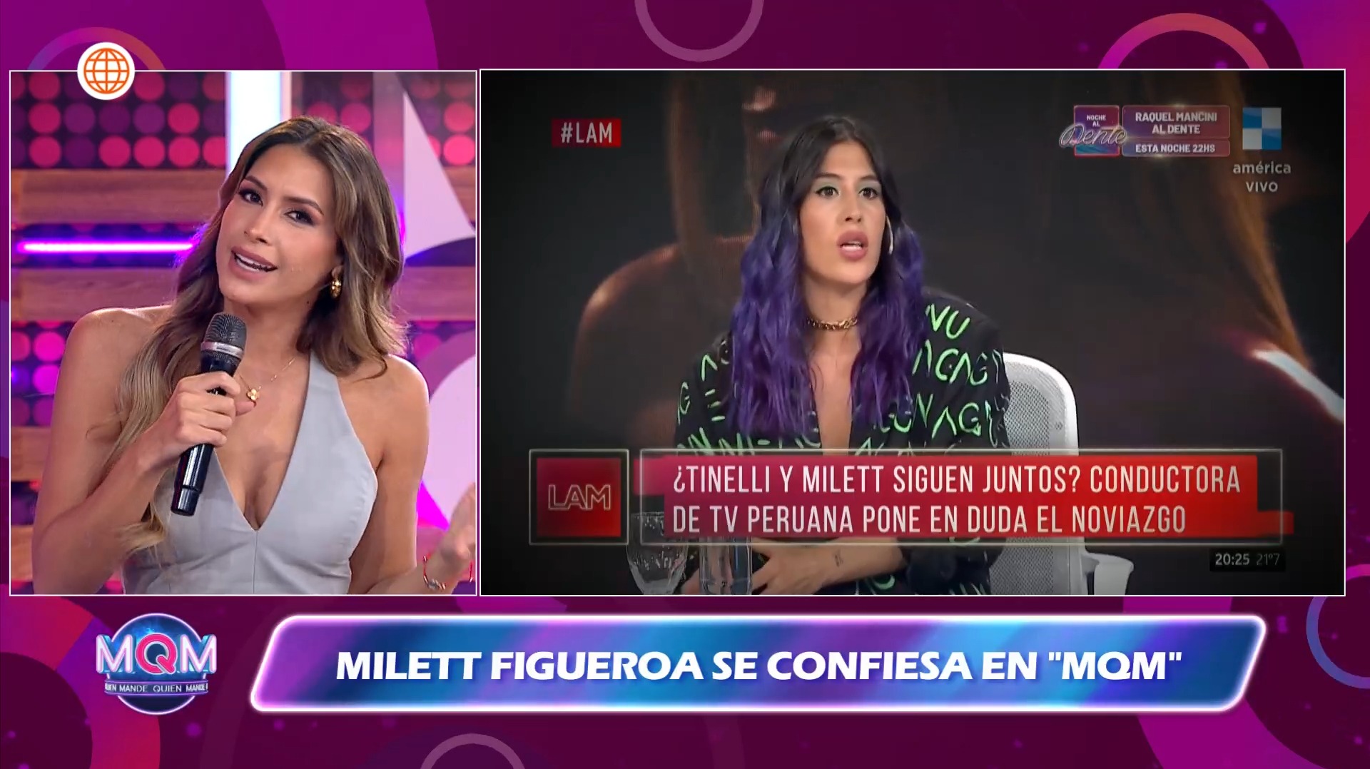 Milett Figueroa contestó así tras ser señalada de “trepadora” por su romance con Marcelo Tinelli / Mande Quien Mande