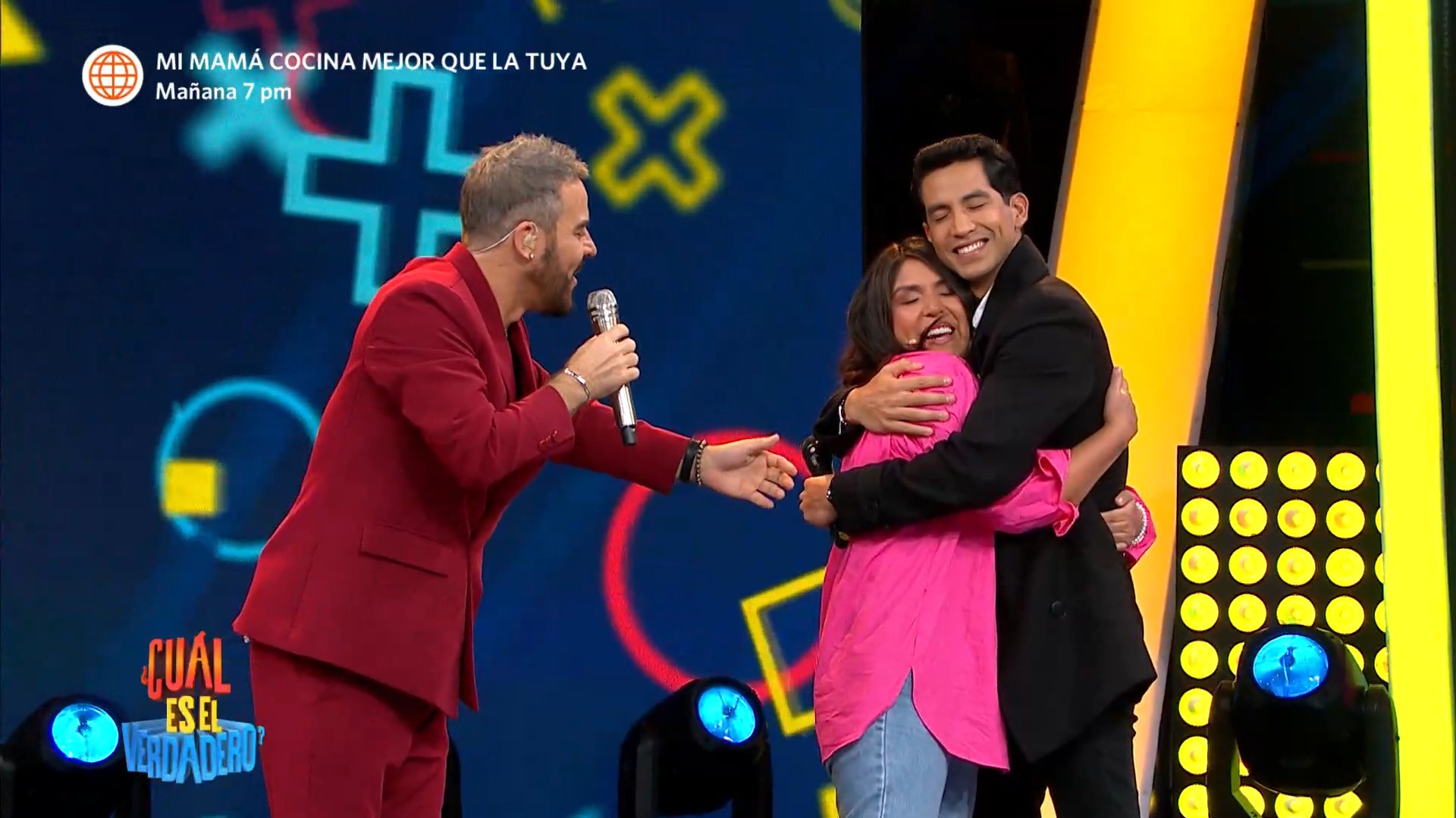 Santiago Suárez presentó a su hermana mayor en '¿Cuál es el verdadero?'. Fuente: AméricaTV