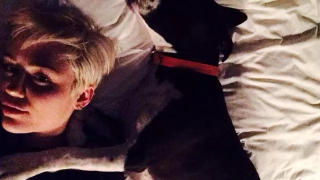 Miley Cyrus busca consuelo en su mascota Mary Jane tras la muerte de Floyd