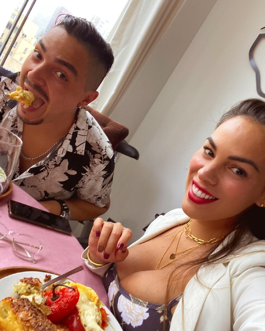 Aida Martínez y Adolfo Carrasco tienen una hija en común / Fuente: Instagram