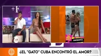 Natalie Vértiz y su reacción ante imágenes de Ale Venturo con Rodrigo Cuba 