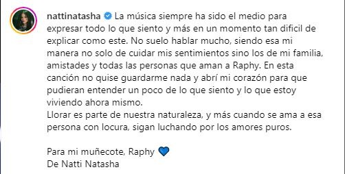 Natti Natasha dedicó emotiva canción a su esposo Raphy Pina durante los Latin American Music Awards