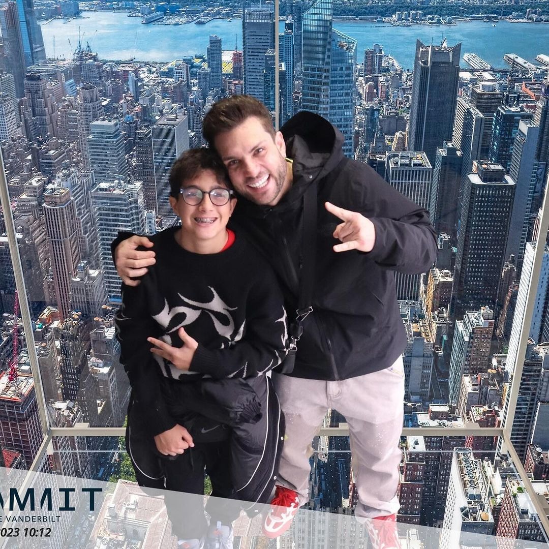 El viaje de Nicola Porcella y su hijo a Nueva York / Instagram