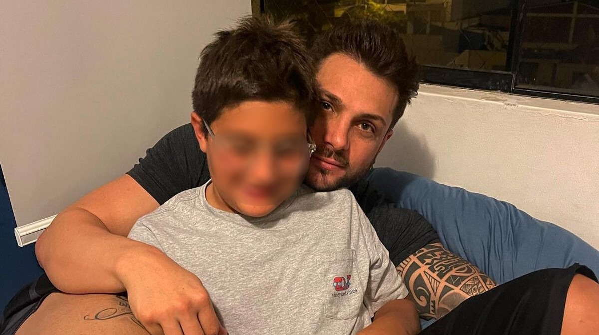 Nicola Porcella y su hijo Adriano viven juntos en México / Instagram